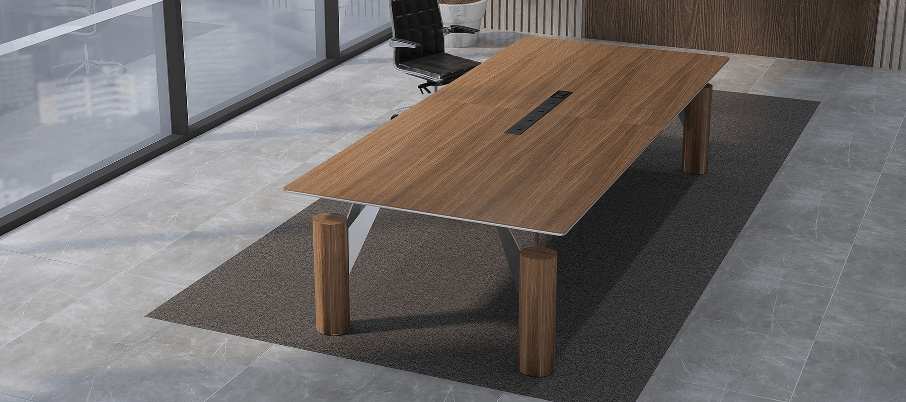 Deep Rooted Conference Table 8ft